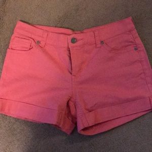 NY&Co Pink Jean Shorts